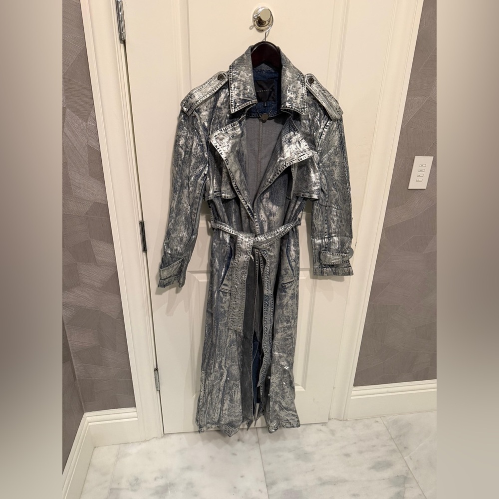 Annakiki Blue Distressed Denim Jacket